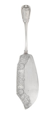 Lot 2156 - A William IV Scottish Silver Fish-Slice