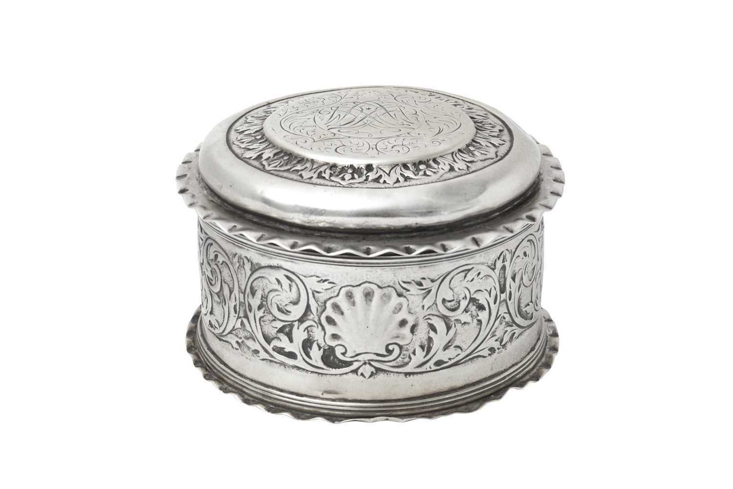 Lot 2042 - A Danish Silver Box