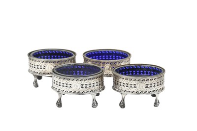 Lot 2165 - A Set of Four George III Silver Salt-Cellars