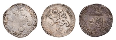 Lot 256 - Netherlands, 3x 17th Century Daalder Coins, or...