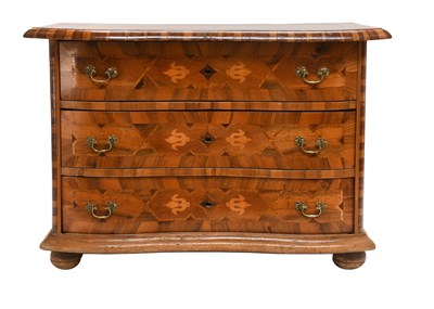 Lot 459 - A South German Walnut, Figured Walnut and...