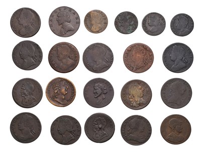 Lot 475 - Assorted 18th Century Evasion Halfpennies and...