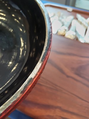 Lot 71 - A Chinese Cinnabar Lacquer Box and Cover,...