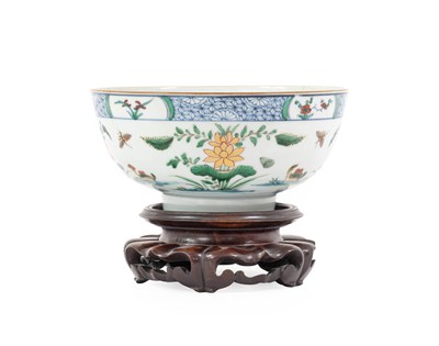 Lot 5 - A Chinese Wucai Porcelain Bowl, 18th century,...