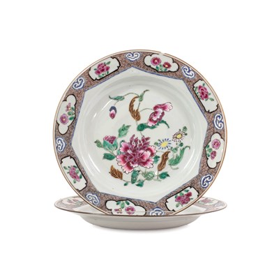 Lot 60 - A Pair of Chinese Porcelain Plates,...