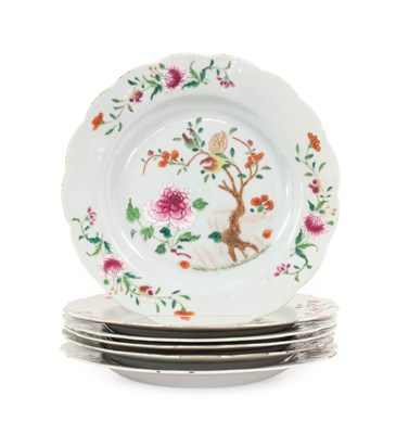 Lot 47 - A Set of Six Chinese Porcelain Plates,...