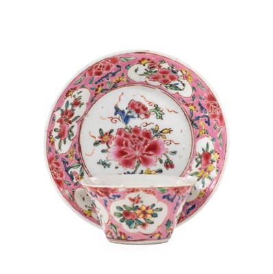 Lot 45 - A Chinese Porcelain Tea Bowl and Saucer,...