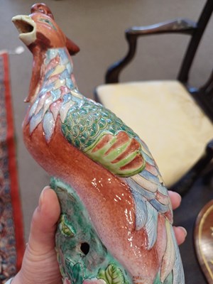 Lot 45 - A Pair of Chinese Porcelain Phoenix, 19th...