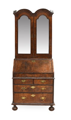 Lot 447 - A Queen Anne Walnut, Featherbanded and...
