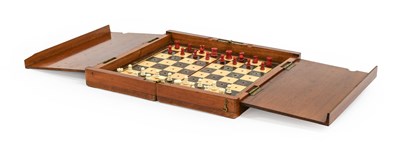 Lot 126 - A Travelling Chess Set, 1st half of the 20th...