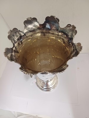 Lot 2206 - A George V Silver Vase