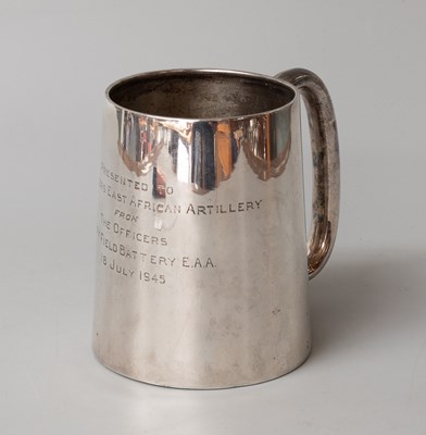 Lot 18 - An Indian Colonial Silver Mug, by Hamilton and...