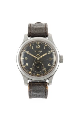 Lot 2225 - Cyma: A World War II Military Wristwatch,...