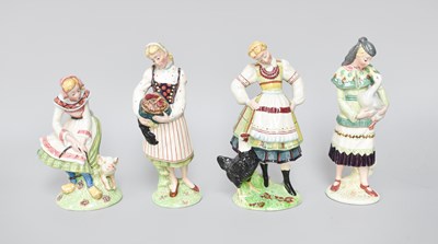Lot 9 - Beswick Farming Figures, including Lady with a...