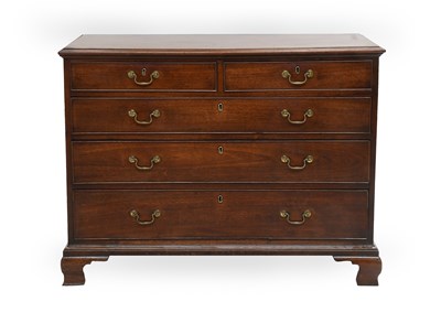 Lot 489 - A George III Mahogany Straight-Front Chest of...