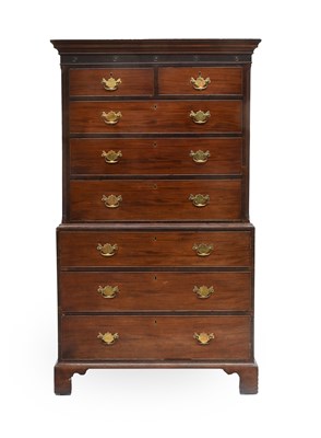 Lot 496 - A George III Mahogany and Oak-Lined Chest on...