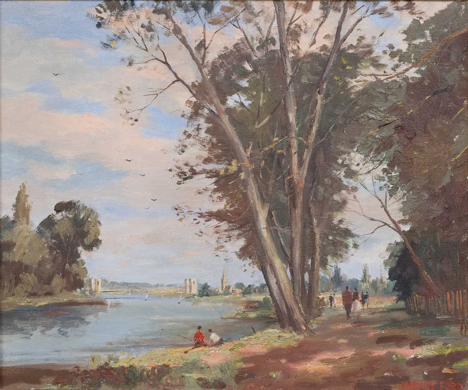 Lot 1197 - Marcus Ford (20th Century) "Marlow" Signed,...