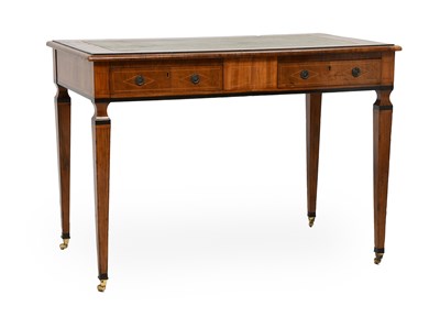 Lot 565 - A Victorian Walnut, Ebonised and Amboyna...