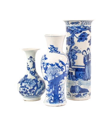 Lot 39 - A Chinese Porcelain Sleeve Vase, Kangxi reign...