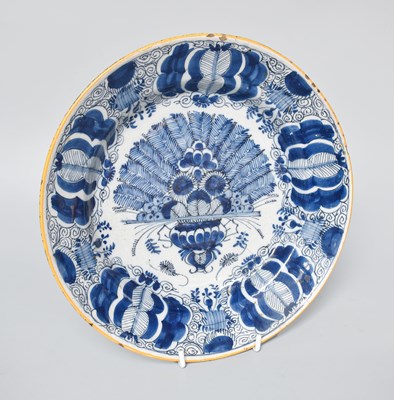 Lot 394 - An 18th Century Dutch Delft Dish, painted in...