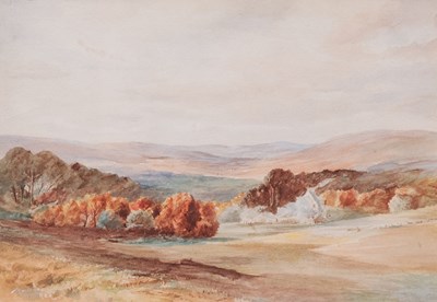 Lot 104 - James Henderson RSA (exh.1880-1890) "Autumn...