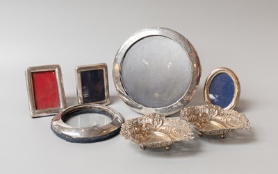 Lot 46 - A Collection of Assorted Silver, including two...
