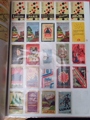 Lot 1233 - A Large Collection of Matchbox Labels and...