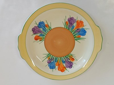 Lot 569 - A Clarice Cliff Crocus Bizarre Globe Tea Set,...
