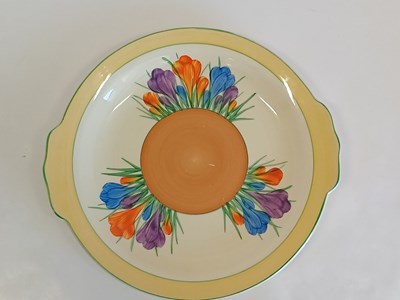 Lot 569 - A Clarice Cliff Crocus Bizarre Globe Tea Set,...