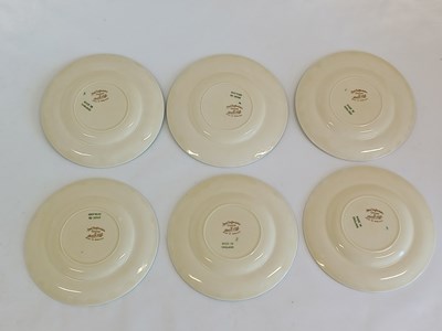 Lot 569 - A Clarice Cliff Crocus Bizarre Globe Tea Set,...