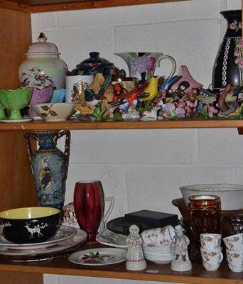 Lot 146 - Maling, decorative ceramics etc (on two shelves)