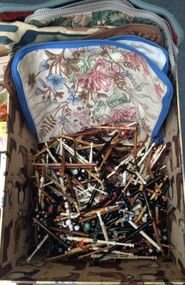 Lot 1138 - Modern Lace Makers Bobbins, in wood, resin,...