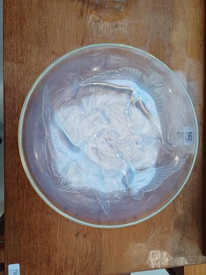 Lot 582 - A Lalique Loctudy Frosted and Clear Glass...
