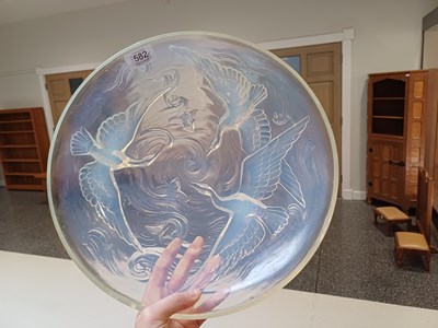 Lot 582 - A Lalique Loctudy Frosted and Clear Glass...