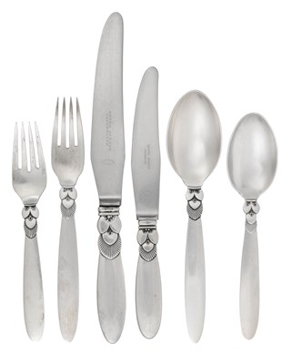 Lot 2135 - A Danish Silver Table-Service