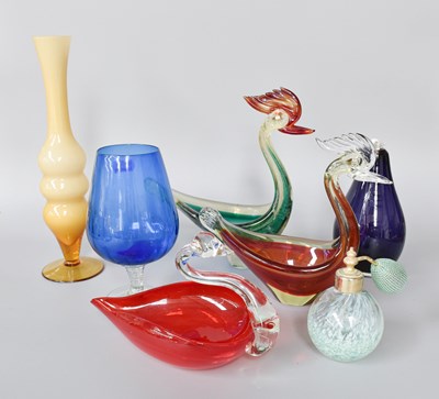 Lot 412 - A Selection of Studio Glass, consisting of...