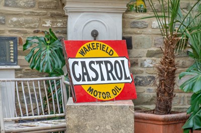 Lot 647 - CASTROL WAKEFIELD MOTOR OIL: A Double-Sided...