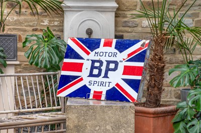 Lot 685 - MOTOR BP SPIRIT: A Double-Sided Enamel...