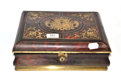 Lot 161 - Boulle work casket