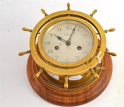 Lot 162 - Waterbury ship's clock