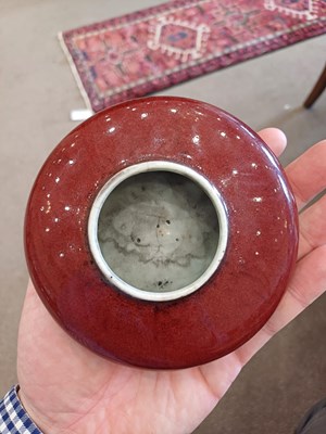 Lot 67 - A Chinese Langyau-Glazed Brush Washer, Kangxi...