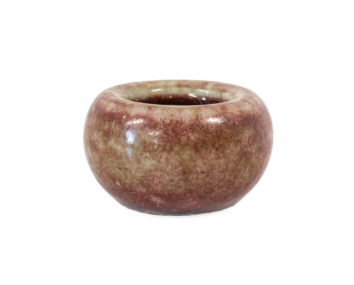 Lot 68 - A Chinese Peach Bloom Glazed Water Pot, Kangxi...