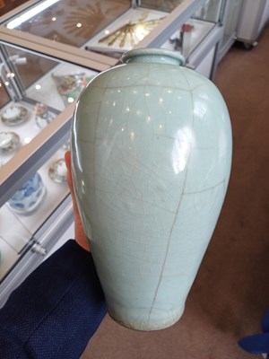 Lot 60 - A Chinese Guan-Type Meiping, possibly Ming,...