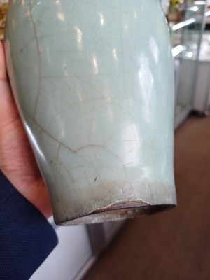 Lot 60 - A Chinese Guan-Type Meiping, possibly Ming,...