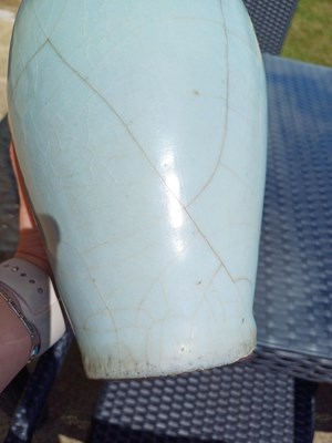 Lot 60 - A Chinese Guan-Type Meiping, possibly Ming,...