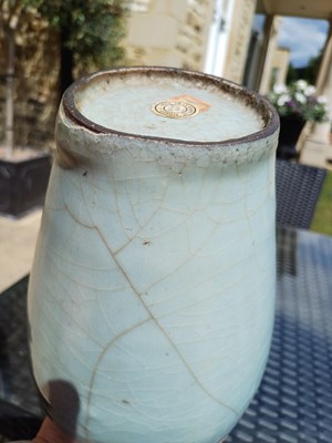 Lot 60 - A Chinese Guan-Type Meiping, possibly Ming,...