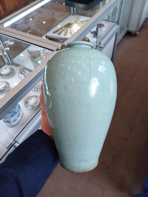 Lot 60 - A Chinese Guan-Type Meiping, possibly Ming,...