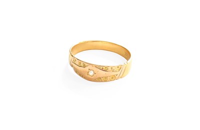Lot 255 - A Diamond Solitaire Ring, stamped '18CT',...