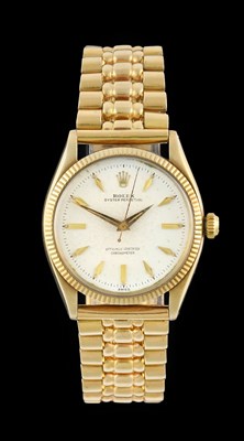 Lot 2339 - Rolex: A 14 Carat Gold Automatic Centre...