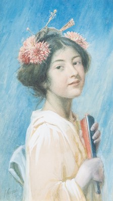 Lot 1039 - T. Carson (20th Century) Portrait of an...